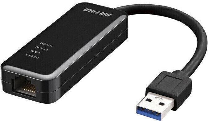 BUFFALO バッファロー Giga対応 Type-A USB3.2(Gen1)用LANアダプター ブラック LUA5-U3-AGTE-BK