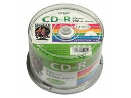 HIDISC/ハイディスク CD-R 700MB 52倍速 50枚 HDCR80GP50