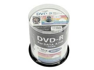 HIDISC/nCfBXN f[^p DVD-R 4.7GB 16{ 100 HDDR47 JNP100