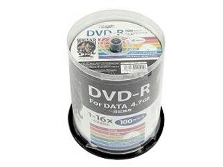 HIDISC/ハイディスク データ用 DVD-R 4.7GB 16倍速 100枚 HDDR47 JNP100