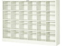 【組立・輸送等の都合で納期に4週間以上かかります】 TRUSCO/トラスコ中山 【代引不可】オープンシューズケース 24人用 1490X300XH1100 NP...