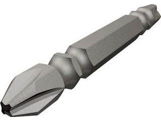 TRUSCO トラスコ中山 両頭W溝ビット 2X150 10本入 TWB-2150