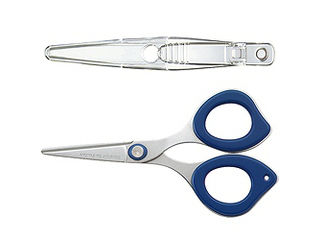 KOKUYO/コクヨ ポケットハサミ(クリッピー)(グルーレス刃) ブルー ハサ-P400B