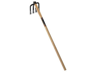 菊堂 菊堂 四本万能鍬 3.5尺柄