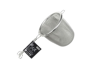 職人道 職人道 18-8ステンレス ラセン深型二重茶こし