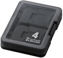 ELECOM エレコム SD/microSDカードケース/4枚収納/ CMC-06NMC4