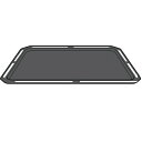 TOSHIBA 東芝 電子レンジ 角皿 325GP010 【純正品・新品】