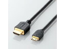 ELECOM GR PCC[TlbgΉHIGH SPEED HDMI-MiniP[u 1.5m CAC-HD14EM15BK