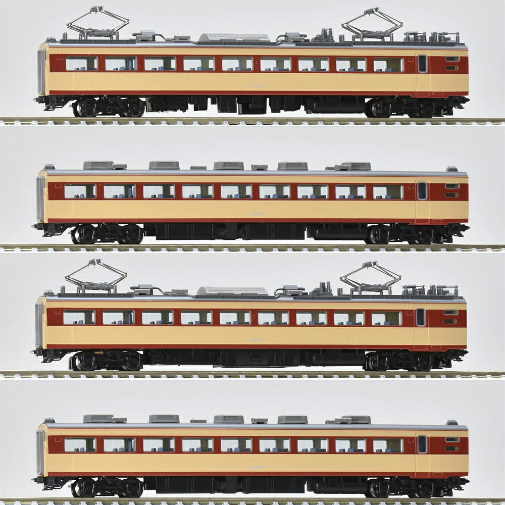 発売日：2024年10月485系は先に登場した481・483系をベースに直流、交流50/60Hzの3電源に対応した特急用車両として1968年に登場、1979年までの長期に渡り製造され国鉄を代表する特急電車として全国の電化区間で活躍しました。489系は485系をベースに信越本線横川-軽井沢間の通過対策が施された車両で、1971年に登場しました。 モハ484・488形200番代は1972年より製造されたグループの車両で、従来の0番代にて採用のきのこ型とも呼ばれたAU12クーラーから集中式のAU71クーラーへと変更されたほか、車掌室および業務用室が廃止されたことによりモハ485形と同じ定員数へと増加しました。モハ484・488形200番代とユニットを組むモハ485・489形は従来からの続番号としつつも、クーラーが分散式のAU13へと変更されました。●ハイグレード(HG)仕様●非常口があり、屋根がグレーの姿を再現●トイレタンク装着済み、交換用にトイレ流し管が付属●シートは青色で再現●Hゴムはグレーで再現●靴摺り、ドアレール印刷済み●車番は選択式で転写シート付属●フライホイール付動力採用●新集電システム、黒色車輪採用●M-13モーター採用●各連結面側は配管付きTNカプラー(SP)標準装備製品内容【車両】●モハ484（488）-200（T）●モハ485（489）-0（AU13搭載車)●モハ484（488）-200（M）●モハ485（489）-0（AU13搭載車)【付属品】●パーツ　　：トイレ流し管●転写シート：車番※画像はイメージです。実際の商品とは異なる場合があります&copy; TOMYTEC98591　