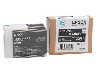 EPSON エプソン 【純正】インクカートリッジ ICMB48 マットブラック EPSON エプソン 【純正】インクカートリッジ ICMB48 マットブラック