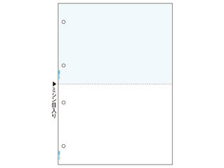 HISAGO ヒサゴ マルチプリンタ帳票 A4 ブルー 2面 4穴(2)