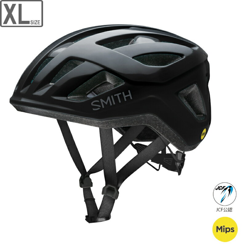 SMITH スミス シグナル【ブラック】【XL/61-65cm】 011034014 ロードバイク用ヘルメット