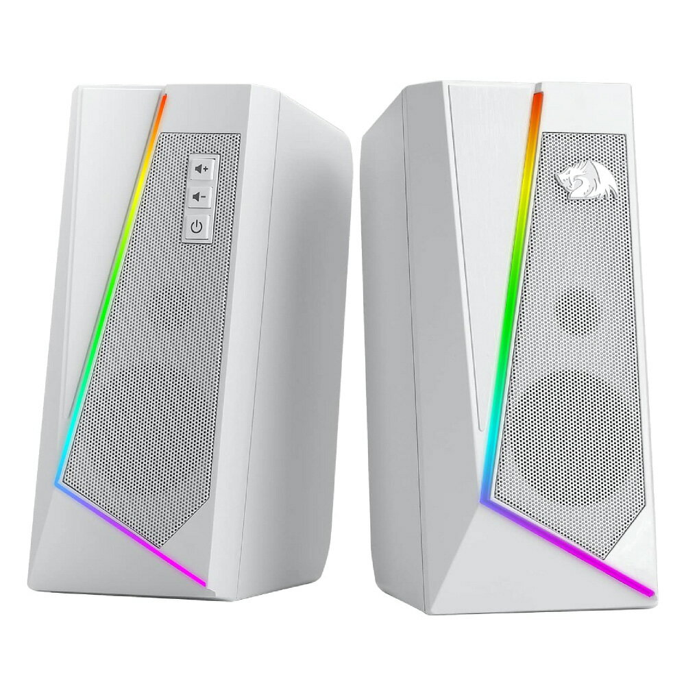 REDRAGON レッドラゴン RGB 2.0チャンネルスピーカー ANVIL GS520WTI ホワイト