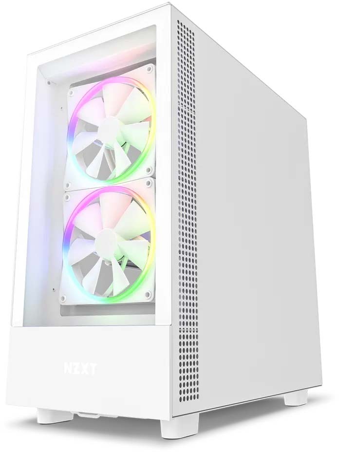 NZXT ミドルタワーケース H5 Elite ホワイト CC-H51EW-01