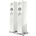 KEF JAPAN R5 Meta (ホワイトグロス) 3ウェイ・フロアスタンド型スピーカー (ペア) 【沖縄・その他の離島は配送できません】 【配送時間指定不...