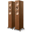 KEF JAPAN R5 Meta (ウォールナット) 3ウェイ・フロアスタンド型スピーカー (ペア) 【沖縄・その他の離島は配送できません】 【配送時間指定不可】【当店のKEF製品は国内正規代理店品です】