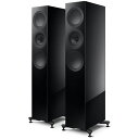 KEF JAPAN R7 Meta (ブラックグロス) 3ウェイ・フロアスタンド型スピーカー(ペア) 【沖縄・その他の離島は配送できません】 【配送時間指定不可】【当店のKEF製品は国内正規代理店品です】