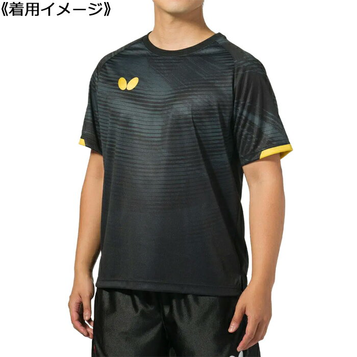 バタフライ Butterfly エリスター11・Tシャツ 男女兼用 【Sサイズ】 【278/ブラック】 46530
