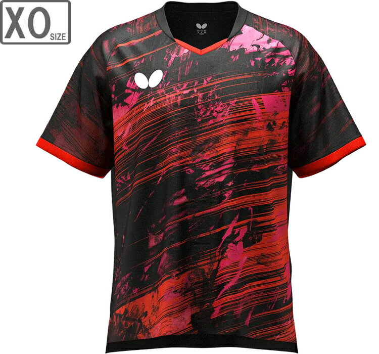 バタフライ Butterfly ペルセード・シャツ 男女兼用 【XOサイズ】 【006/レッド】 46550