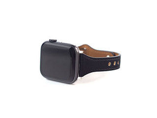 WEARPLANET WEARPLANET Slim Line フラット本革バンド for Apple Watch 45/44/42mm Deep Black WP23205AWBK WEARPLANET WEARPLANET Slim Line フラット本革バンド for Apple Watch 45/44/42mm Deep Black WP23205AWBK