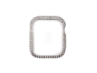 WEARPLANET WEARPLANET ラインストーンハードケースde luxe for Apple Watch 41 シルバー WP23223AWSV