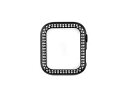 WEARPLANET WEARPLANET ラインストーンハードケース de luxe for Apple Watch 40 ブラック WP23226AWBK(2)