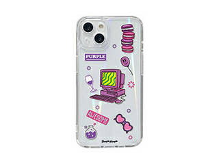 BOOGIE WOOGIE BOOGIE WOOGIE ブギウギ オーロラケース for iPhone 13 Purple BW22004i13PL