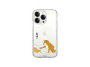abbi FRIENDS abbi FRIENDS 公式ライセンス品 しばたさんソフトクリアケース for iiPhone 14 Pro 子犬 背面カバー型 ABF2(3)