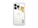abbi FRIENDS abbi FRIENDS 公式ライセンス品 しばたさんMagSafe対応クリアケース for iPhone 14 Pro Max 柵の向こう 背