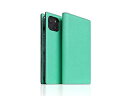 SLG Design SLG Design Neon Full Grain Leather Diary Case for iPhone 14 ティール 手帳型 SD24305i14TL(3)