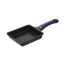 Bestco ベストコ 卵焼き器 15×18cm エッグパン IH ガス火対応 ND-5094 ヴォランテ ネオ パープル ダイヤモンドコート