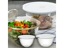 HARIO ハリオ レンジフタ付き耐熱ガラス製ボウル 2個セット MXPF-3506-W 満水容量1500ml、2200ml ホワイト MXPF-3506-W ...