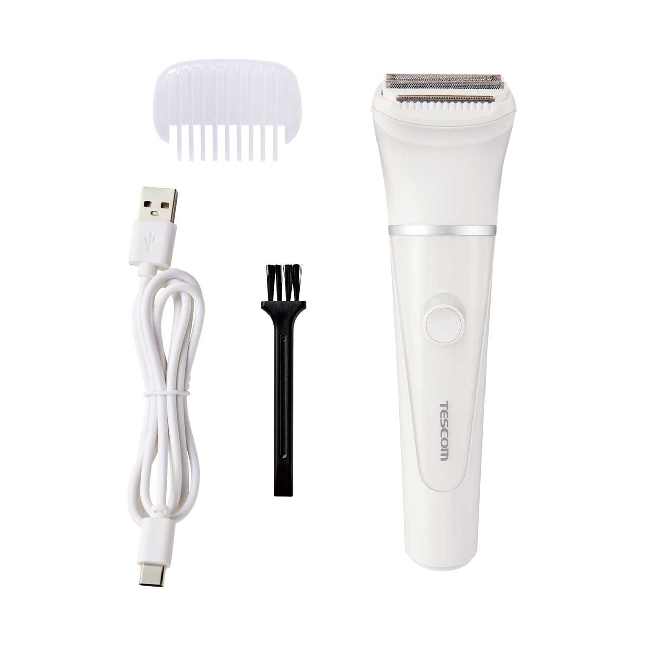 TESCOM テスコム TT363A-W(ホワイト)　ボディシェーバー USB充電式（Type-C）