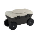 Bestco ベストコ ベストコ フィールドカート トレー 回転座面付 ブラウン 51×30.5×29.5cm MA-2223 ボタニカルスタイル