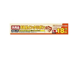 ミヨシ 12個セット ミヨシ 汎用FAXインクリボン パナソニックKX-FAN190/190W対応 18m巻 2本入り FXS18PB-2X12 ミヨシ 12個セット ミヨシ 汎用FAXインクリボン パナソニックKX-FAN190/190W対応 18m巻 2本入り FXS18PB-2X12