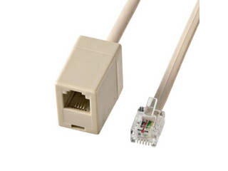 サンワサプライ サンワサプライ 電話延長ケーブル TEL-EX8-2K2 サンワサプライ サンワサプライ 電話延長ケーブル TEL-EX8-2K2