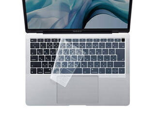 サンワサプライ サンワサプライ MacBook Air 13.3インチ Retinaディスプレイ用シリコンキーボードカバー(クリア) FA-SMACBA サンワサプライ サンワサプライ MacBook Air 13.3インチ Retinaディスプレイ用シリコンキーボードカバー(クリア) FA-SMACBA