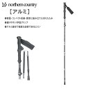 northern country ノーザンカントリー 【ユニセックス】フォールディングポール 2PAL 【ブラック】【アルミシャフト】 TR-3029