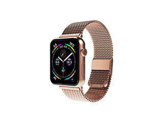 miak miak CLIP MESH BAND for Apple Watch 45/44/42mm ローズゴールド SMAMA-W4244RG