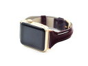 WEARPLANET WEARPLANET Slim Line 本革 エナメルバンド for Apple Watch 41/40/38mm ガーネットブラウン WP23098AWBR(2)