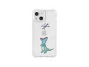 AKAN AKAN ソフトタフケース for iPhone 14 はらぺこザウルス グリーン 背面カバー型 AK23491i14
