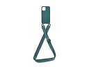 araree PHONECKLACE バンドショルダーストラップ付きシリコンケース for iPhone 14 アーミーグリーン 背面カバー