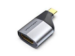 VENTION VENTION Type C Male to HDMI Female アダプター Gray HDMI2.0規格 アルミニウム合金 TC-2359