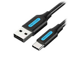 VENTION VENTION USB 2.0 A Male to USB-C Male֥ 1m Black PVC Type CO-...