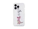 AKAN AKAN ソフトタフケース for iPhone 14 Pro はらぺこザウルス ピンク 背面カバー型 AK23526i14P(3)