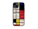 ikins ikins 天然貝ケース for iPhone 14 Plus Mondrian 背面カバー型 I23604i14M