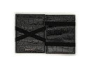 リサイド リサイド RIE SIDE スピンウォレット SPIN WALLET ブラッククロコ WOW-A-BC