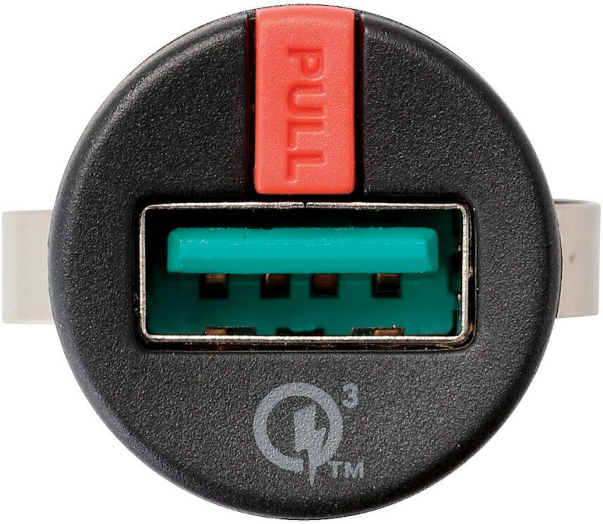 ELECOM エレコム シガーチャージャー/1USBポート/コンパクト/QuickCharge3.0/ブラック MPA-CCUQ03BK
