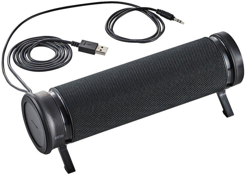 ELECOM エレコム ミニサウンドバースピーカー“behav” SP-PCBS01UBK ブラック