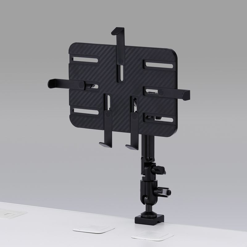 サンワサプライ 7〜11インチ対応タブレットアーム（クランプ式・4関節）CR-LATAB14N